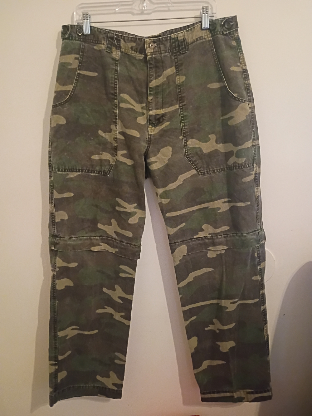 VTG OCI Men's Convertible Camo Pants Sz 36/30